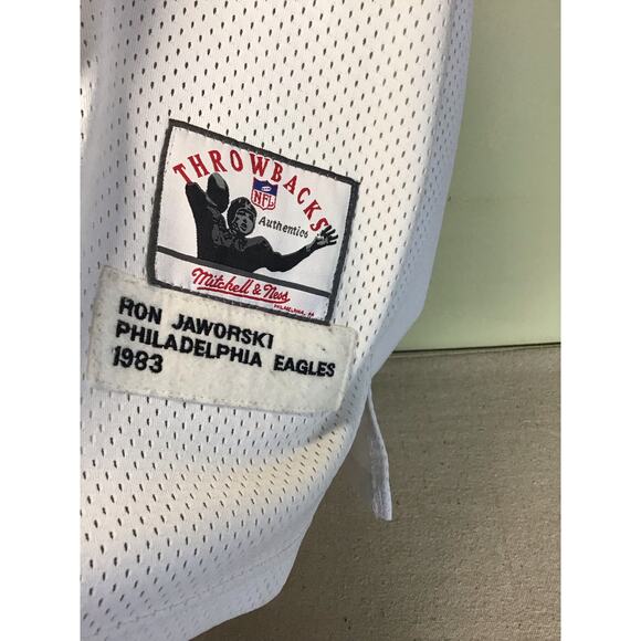 Mens Mitchell & Ness Ron Jaworski Philadelphia Eagles 1980 Legacy Player Jersey - Picture 5 of 10